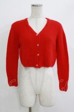 画像1: Katie / Knit cardigan  red H-26-04-24-1049-LO-TO-KB-ZH (1)
