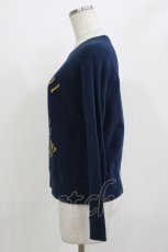 画像2: Jane Marple / Dear my crewのトレーナー  ネイビー H-26-04-24-1052-JM-TO-KB-ZH (2)