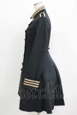 画像2: ATELIER BOZ / アイザックジャケットワンピース  黒 H-26-04-24-1001-EL-OP-KB-ZH (2)