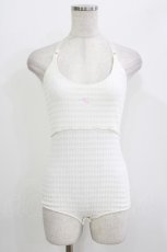 画像1: Katie / LOLITA LOLITA leotard  ホワイト H-26-04-24-1059-LO-TO-KB-ZH (1)
