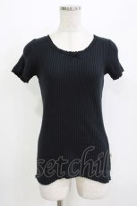 画像1: Katie / UNDER PRETTIES tee  ブラック H-26-04-24-1060-LO-TO-KB-ZH (1)