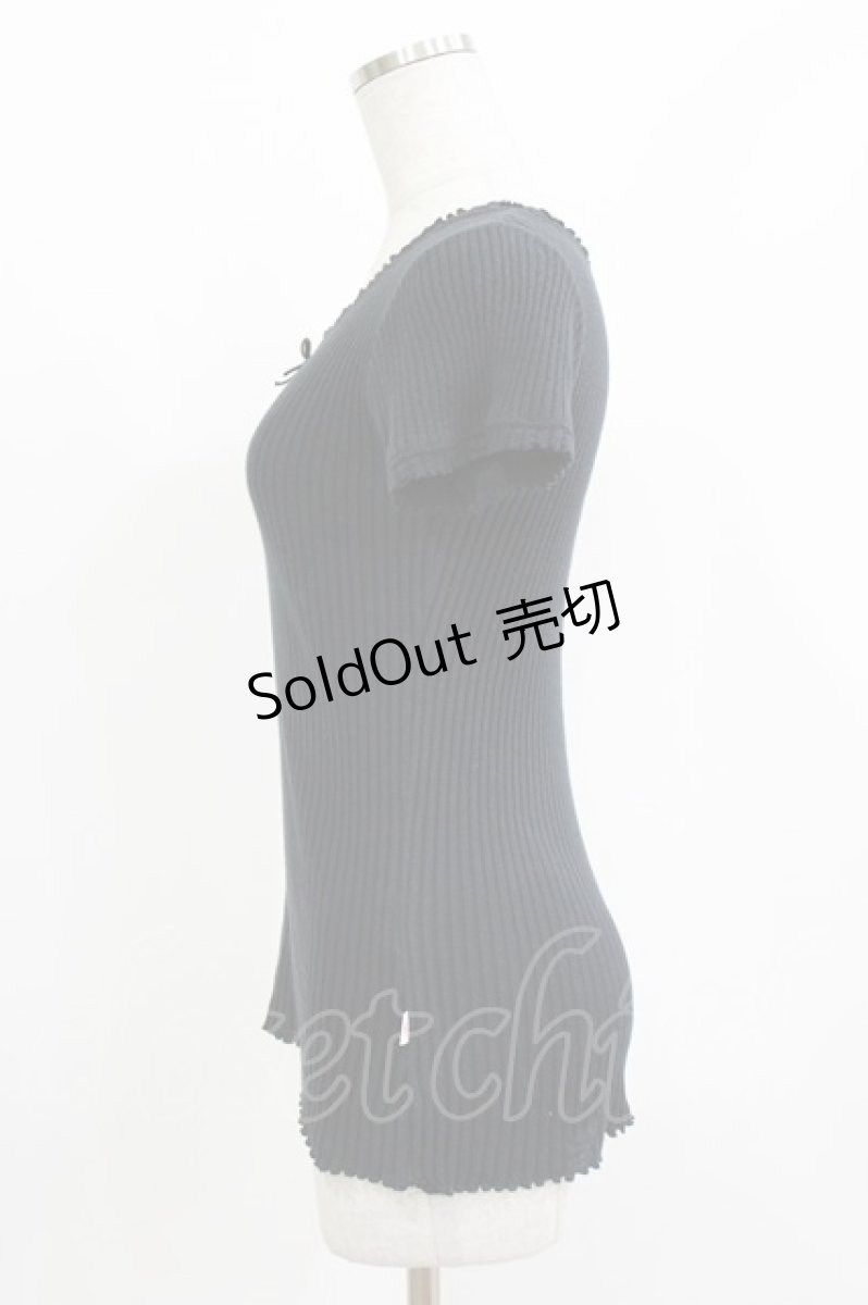 画像2: Katie / UNDER PRETTIES tee  ブラック H-26-04-24-1060-LO-TO-KB-ZH (2)