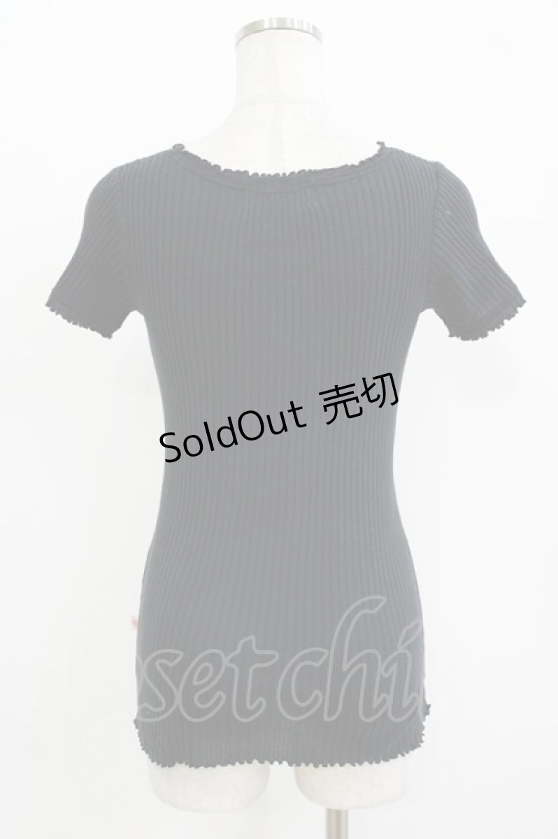 画像3: Katie / UNDER PRETTIES tee  ブラック H-26-04-24-1060-LO-TO-KB-ZH (3)