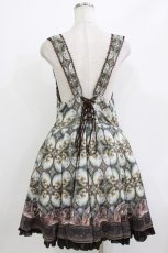 画像3: Ozz oneste / 宗教画プリントジャンパースカート  ブラウン H-26-04-24-1006-OO-OP-KB-ZH (3)