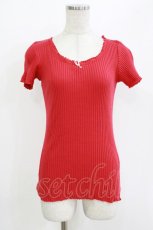 画像1: Katie / UNDER PRETTIES tee  レッド H-26-04-24-1061-LO-TO-KB-ZH (1)