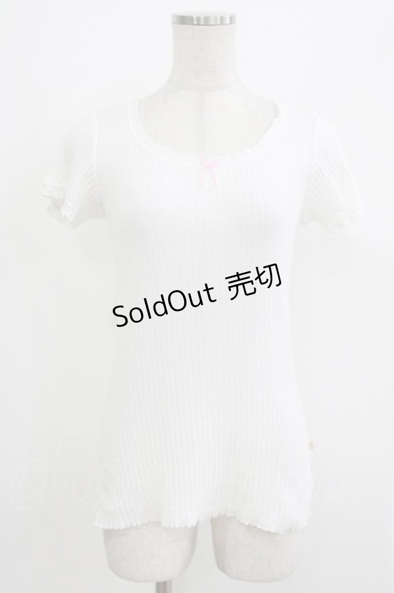 画像1: Katie / UNDER PRETTIES tee  ホワイト H-26-04-24-1062-LO-TO-KB-ZH (1)