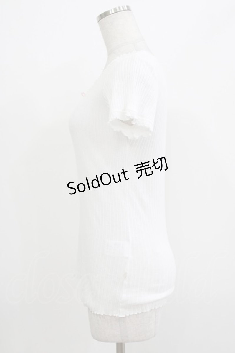 画像2: Katie / UNDER PRETTIES tee  ホワイト H-26-04-24-1062-LO-TO-KB-ZH (2)