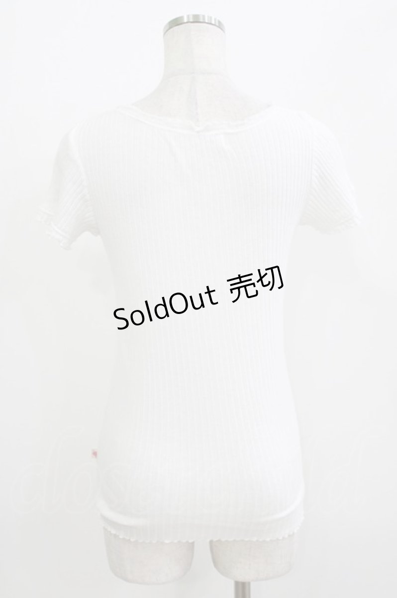 画像3: Katie / UNDER PRETTIES tee  ホワイト H-26-04-24-1062-LO-TO-KB-ZH (3)