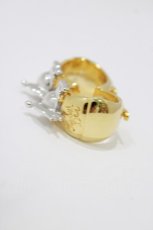 画像3: Q-pot. / Tweedle Dee & Tweedle Dumリング【Disney】 13 ゴールド H-26-04-24-1070-QP-AC-KB-ZH (3)