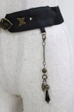 画像2: Ozz oneste / 朧藤ゴムベルト  黒 H-26-04-24-1075-OO-ZA-KB-ZH (2)