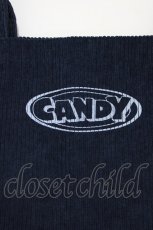 画像3: Candy Stripper / ロゴコーデュロイトートバッグ  ネイビー H-26-04-24-1076-PU-BG-KB-ZH (3)