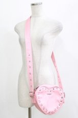 画像1: MILK / ハートスタッズショルダーバッグ  ピンク H-26-04-24-1077-ML-BG-KB-ZH (1)