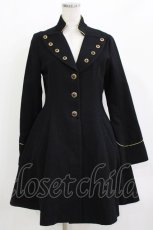 画像1: ATELIER BOZ / スタンドカラーウールコート  黒 H-26-04-24-1002-EL-CO-KB-ZH (1)