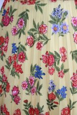 画像4: Jane Marple Dans Le Salon / Flowers of Jouy double accordion skirt M マスタード H-26-04-24-1012-JM-SK-KB-ZH (4)