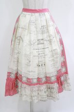 画像1: Jane Marple Dans Le Salon / Bon voyageペザントスカート  ローズ H-26-04-24-1013-JM-SK-KB-ZH (1)