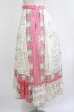 画像2: Jane Marple Dans Le Salon / Bon voyageペザントスカート  ローズ H-26-04-24-1013-JM-SK-KB-ZH (2)