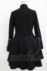 画像3: ATELIER BOZ / スタンドカラーウールコート  黒 H-26-04-24-1002-EL-CO-KB-ZH (3)