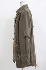 画像2: EXCENTRIQUE / ウールメルトンジャケット HOMME カーキ H-26-04-24-1023-EL-CO-KB-ZH (2)