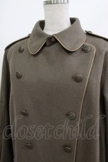 画像4: EXCENTRIQUE / ウールメルトンジャケット HOMME カーキ H-26-04-24-1023-EL-CO-KB-ZH (4)