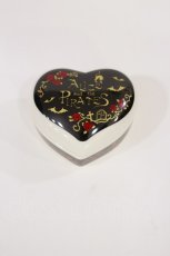 画像2: ALICE and the PIRATES / ハート小物入れ  ブラック H-26-04-24-016-PA-ZA-NS-ZH (2)