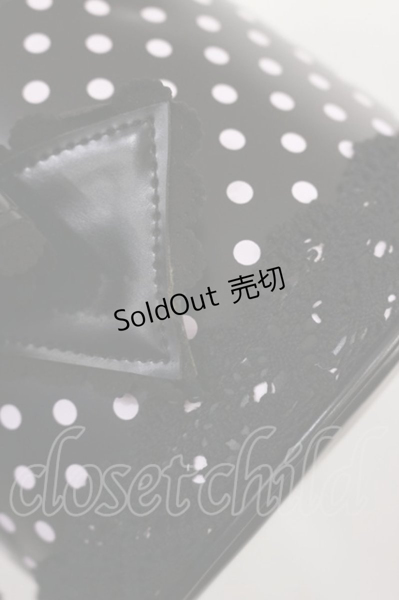 画像3: Angelic Pretty / リボンドットバニティバッグ  ブラック H-26-04-24-021-AP-BG-NS-ZH (3)