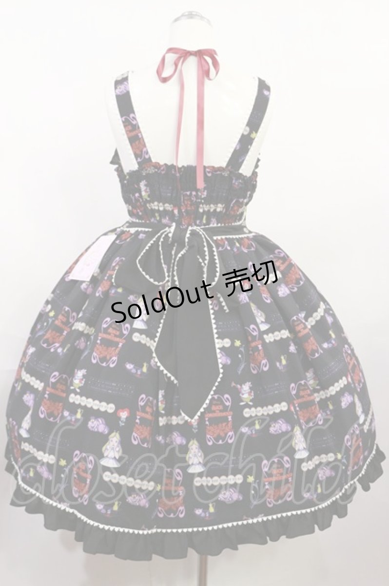 画像3: metamorphose / Disney Alice in Wonderlandジャンパースカートセット サイズ1 ブラック H-26-04-24-025-ME-OP-NS-ZH (3)