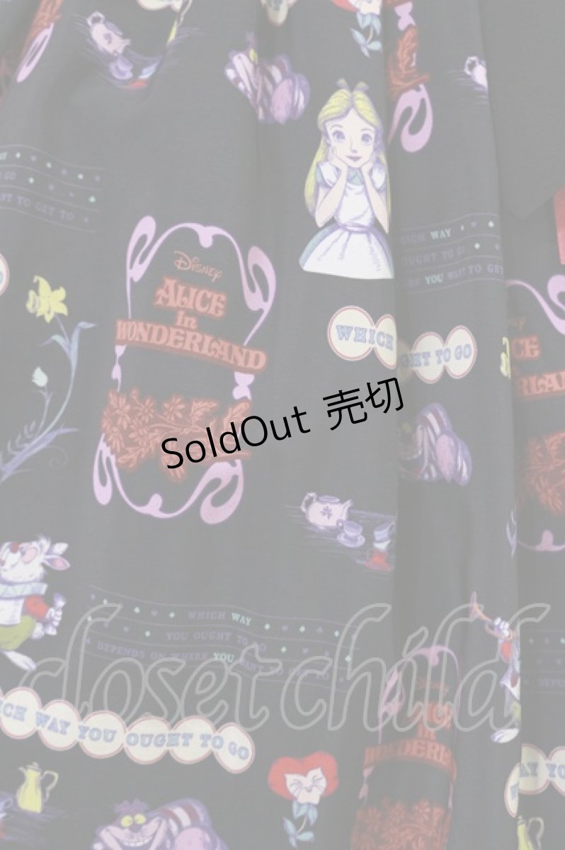 画像4: metamorphose / Disney Alice in Wonderlandジャンパースカートセット サイズ1 ブラック H-26-04-24-025-ME-OP-NS-ZH (4)