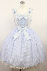 画像1: Angelic Pretty / Lovely a・la・modeジャンパースカート Free サックス H-26-04-24-027-AP-OP-NS-ZH (1)