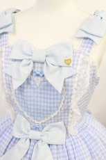 画像4: Angelic Pretty / Lovely a・la・modeジャンパースカート Free サックス H-26-04-24-027-AP-OP-NS-ZH (4)
