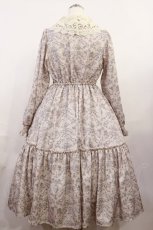 画像2: m petit by misako / トワルドジュイレース襟ワンピース S ピンク H-26-04-24-031-LO-OP-NS-ZH (2)