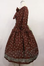 画像2: Victorian maiden / レイラワンピース Free ブラウン H-26-04-24-034-CL-OP-NS-ZH (2)
