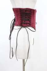 画像3: ATELIER PIERROT / Decay Gauze Corset  ワイン H-26-04-25-025-EL-TO-KB-ZH (3)