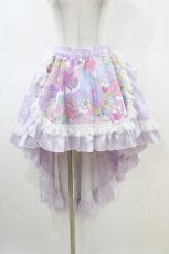 画像1: Qutie Frash / 後ろロングスカート FREE パープル H-26-04-25-026-QU-SK-AK-ZH (1)