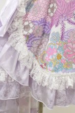 画像4: Qutie Frash / 後ろロングスカート FREE パープル H-26-04-25-026-QU-SK-AK-ZH (4)