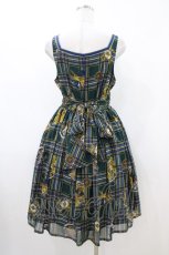 画像2: EXCENTRIQUE / Highland Checkワンピース 0S グリーン H-26-04-25-030-EL-OP-KB-ZH (2)