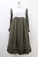 画像1: ATELIER PIERROT / カルマートドレス  カーキ H-26-04-25-032-EL-OP-KB-ZH (1)