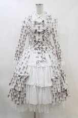 画像1: ATELIER PIERROT / Rosy Bouquet Dress size1 ライトグレー H-26-04-25-033-EL-OP-KB-ZH (1)