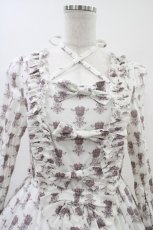 画像4: ATELIER PIERROT / Rosy Bouquet Dress size1 ライトグレー H-26-04-25-033-EL-OP-KB-ZH (4)