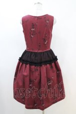 画像2: elements,H / pencil roseワンピース  ボルドー H-26-04-25-034-PU-OP-KB-ZH (2)