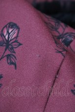 画像3: elements,H / pencil roseワンピース  ボルドー H-26-04-25-034-PU-OP-KB-ZH (3)