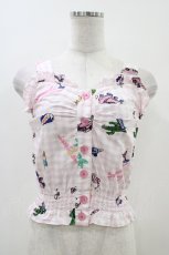 画像1: MILK / Holidayキャミソール  ピンク H-26-04-25-040-ML-TO-KB-ZH (1)