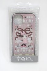 画像1: Q-pot. / ミニー/ヴィンテージケーキハードガラススマホケース iphone13  H-26-04-25-007-QP-ZA-KB-ZH (1)