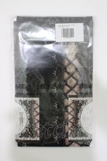 画像2: abilletage / corset over knee socks  黒 H-26-04-25-1003-GO-AC-AK-ZH (2)