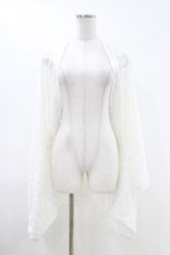 画像1: gouk (kikou) / レース着物ボレロ  白 H-26-04-25-1028-0-TO-AK-ZH (1)