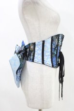 画像2: Qutie Frash / リボン帯コルセット  青 H-26-04-25-1029-QU-TO-AK-ZH (2)