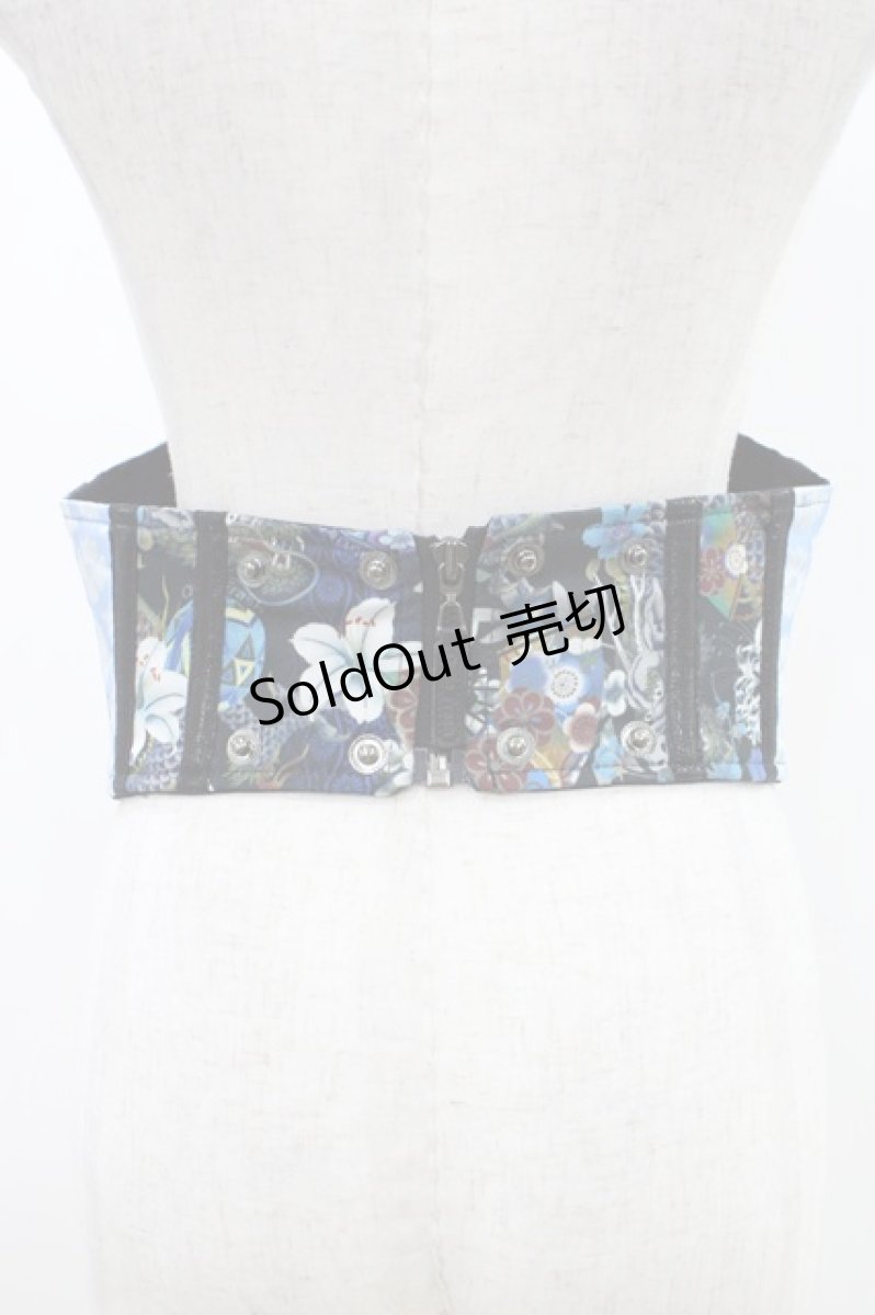 画像4: Qutie Frash / リボン帯コルセット  青 H-26-04-25-1029-QU-TO-AK-ZH (4)