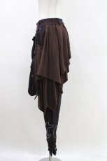 画像2: Ozz Croce / ポケットフラップ付サルエルパンツ  ブラウン H-26-04-25-1035-OO-PA-KB-ZH (2)