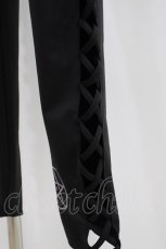 画像4: KRY CLOTHING / サイドクロスレギンス  黒 H-26-04-25-1036-EL-PA-KB-ZH (4)