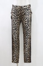 画像1: HYSTERIC GLAMOUR / LEOPARD柄スリムパンツ 28インチ ブラウン H-26-04-25-1039-PU-PA-KB-ZH (1)
