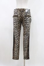 画像3: HYSTERIC GLAMOUR / LEOPARD柄スリムパンツ 28インチ ブラウン H-26-04-25-1039-PU-PA-KB-ZH (3)